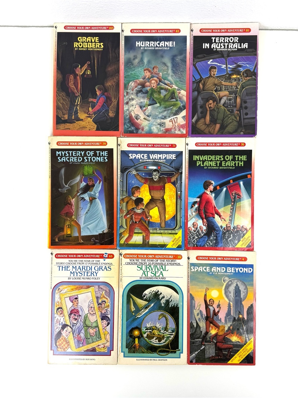 Choose Your Own Adventure Book Lot Vintage 80’s 90’s